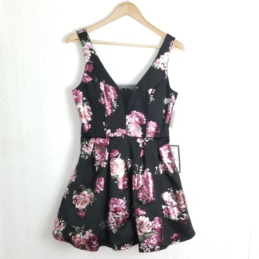 🌺 Crystal Doll | Black Fit & Flare Tulle Dress 11